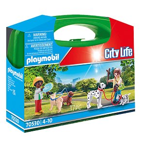 Playmobil Βαλιτσάκι Βόλτα με σκυλάκια