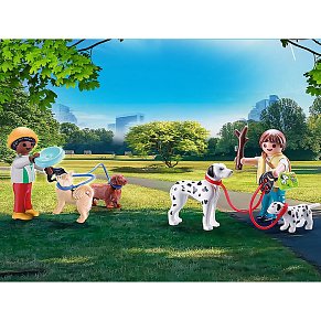 Playmobil Βαλιτσάκι Βόλτα με σκυλάκια