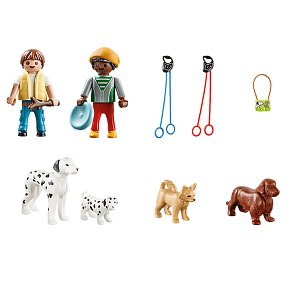 Playmobil Βαλιτσάκι Βόλτα με σκυλάκια
