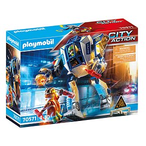 Playmobil Αστυνομικό ρομπότ και ληστής