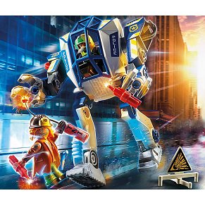 Playmobil Αστυνομικό ρομπότ και ληστής