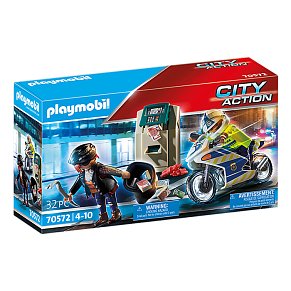 Playmobil Αστυνομικός με ποδήλατο και πορτοφολάς