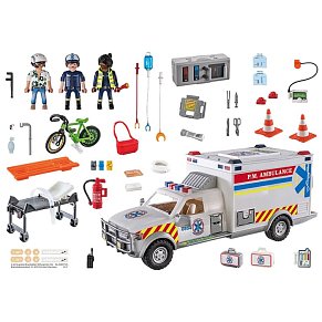 Playmobil US Ambulance: Όχημα Πρώτων Βοηθειών