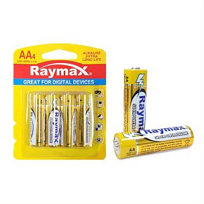 RAYMAX Αλκαλικές Μπαταρίες AA 4 τμχ