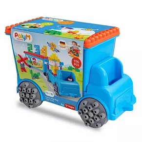 Hape PolyM Count and Play Φορτηγό – 114 τεμ.