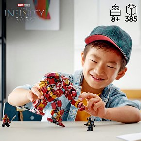LEGO® Marvel The Hulkbuster: The Battle of Wakanda 76247 Building Toy Set (385 Pieces)