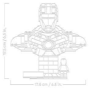 LEGO Marvel Iron Man MK4 Bust (76327) – 436 Τεμάχια