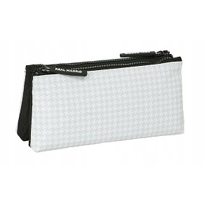 Real Madrid Double Pencil Case – White
