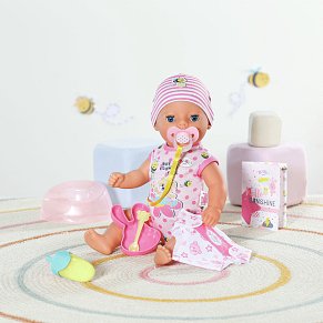 Zapf Creation BABY born Lena 36cm Little Baby Girl Doll with 7 Functions & Accessories