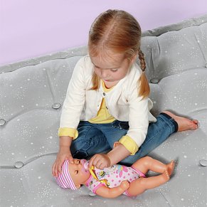 Zapf Creation BABY born Lena 36cm Little Baby Girl Doll with 7 Functions & Accessories