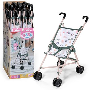 BABY born Stroller 53 cm – Foldable Doll Pushchair by Zapf Creation