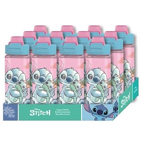 Disney Stitch Square Bottle 500ml – ‘Ohana Means Family’