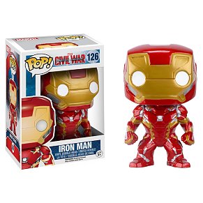 Funko Pop! Marvel Civil War Captain America: Iron Man #126 Vinyl Bobble-Head Figure