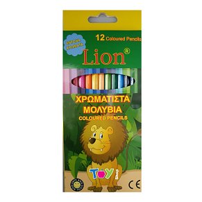 Lion Colouring Pencils 12pcs