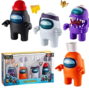 P.M.I. Among Us Φιγούρες Δράσης 4-Pack 11.5cm (AU6030)