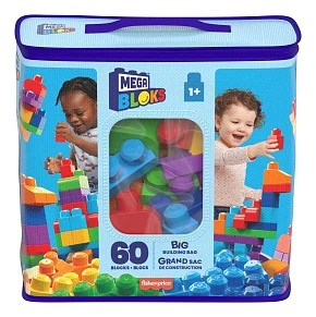 Mega Bloks Τουβλάκια First Builders®Big Building Τσάντα 60 τεμ.