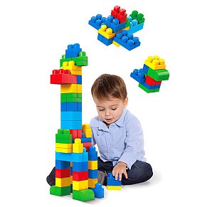 Mega Bloks Τουβλάκια First Builders®Big Building Τσάντα 60 τεμ.