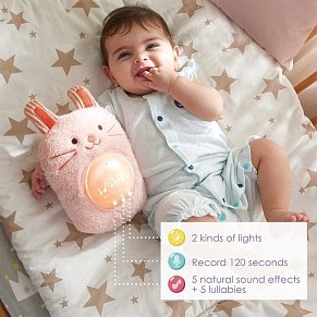 Hape Pal-Huggy Roro White Noise Sound Pink