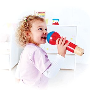 Hape Ξύλινο Μικρόφωνο Mighty Echo