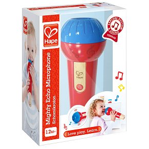 Hape Ξύλινο Μικρόφωνο Mighty Echo