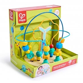 Hape Ξύλινος Λαβύρινθος Με Μπίλιες Διάστημα – Galaxy Bead Maze