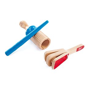 Hape Ξύλινο Σετ Κρουστών Percussion Duo
