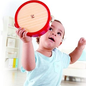 Hape Ταμπουρίνο Ξύλινο Tap-Along