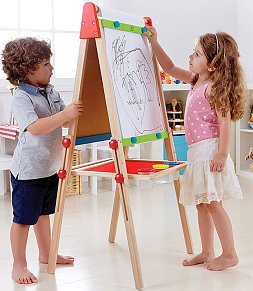 Hape Early Explorer Ξύλινος Μαγνιτικός Πίνακας All-In-One Easel
