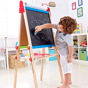 Hape Early Explorer Ξύλινος Μαγνιτικός Πίνακας All-In-One Easel