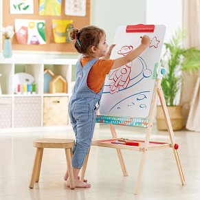 Hape Early Explorer Ξύλινος Πίνακας Flip Flat Easel