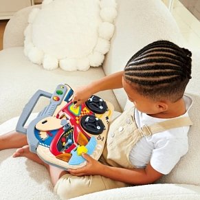 Hape Ξύλινο Little Racer’s Busy Board – Πίνακας Δραστηριοτήτων για Παιδιά