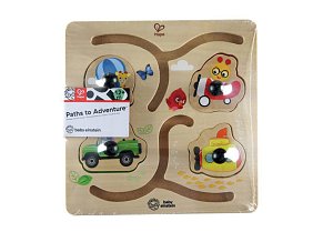 Hape Ξύλινο Παζλ Paths To Adventure