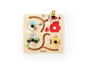 Hape Ξύλινο Παζλ Paths To Adventure