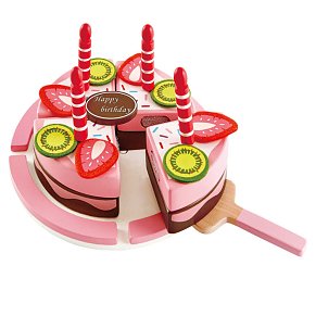 Hape Ξύλινη Τούρτα Γενεθλίων Double Flavored