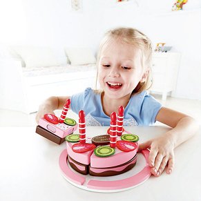 Hape Ξύλινη Τούρτα Γενεθλίων Double Flavored