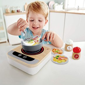 Hape Ξύλινο Σετ Εστία Κουζίνας & Τηγάνι