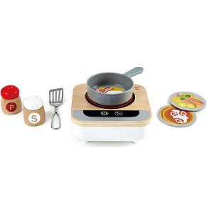 Hape Ξύλινο Σετ Εστία Κουζίνας & Τηγάνι