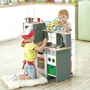 Hape Ξύλινη Κουζίνα Cook N Serve Kitchen