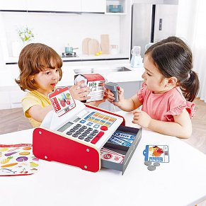 Hape Ξύλινη Ταμειακή Μηχανή Beep N Buy