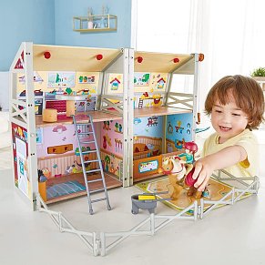 Hape Ξύλινος Στάβλος Pony Club
