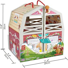 Hape Ξύλινος Στάβλος Pony Club