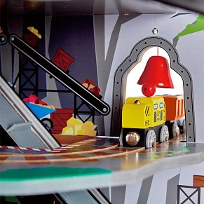 Hape Railway Ξύλινος Σιδηρόδρομος Mighty Mountain Mine