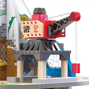 Hape Railway Ξύλινος Σιδηρόδρομος Mighty Mountain Mine