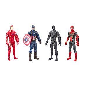 Marvel Avengers  Iron Man Captain America Black Panther Iron Spider Multipack Φιγούρες
