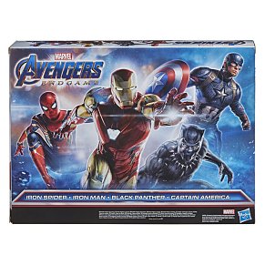 Marvel Avengers  Iron Man Captain America Black Panther Iron Spider Multipack Φιγούρες