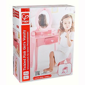 Hape Vanity Set with Mirror Makeup Dressing Table