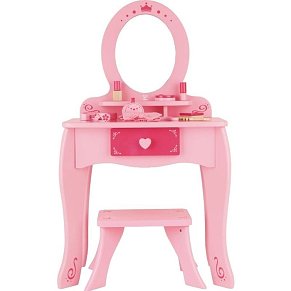 Hape Vanity Set with Mirror Makeup Dressing Table