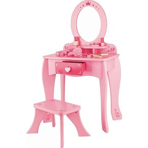 Hape Vanity Set with Mirror Makeup Dressing Table