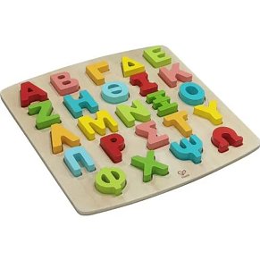 Hape Puzzles Ξύλινο Παζλ Ελληνικό Αλφάβητο