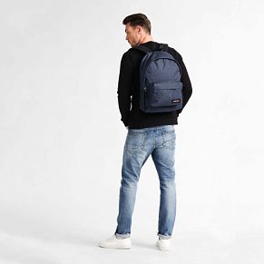 Σχολική Τσάντα Πλάτης Γυμνασίου - Λυκείου Eastpak Out Of Office Double Denim